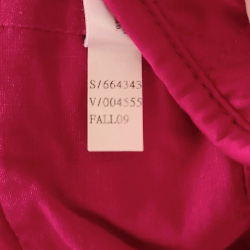 BABY GAP Quilted Cargo Bucket Hat Infant Baby Girl 6-12 mo Fuscia Dark Pink